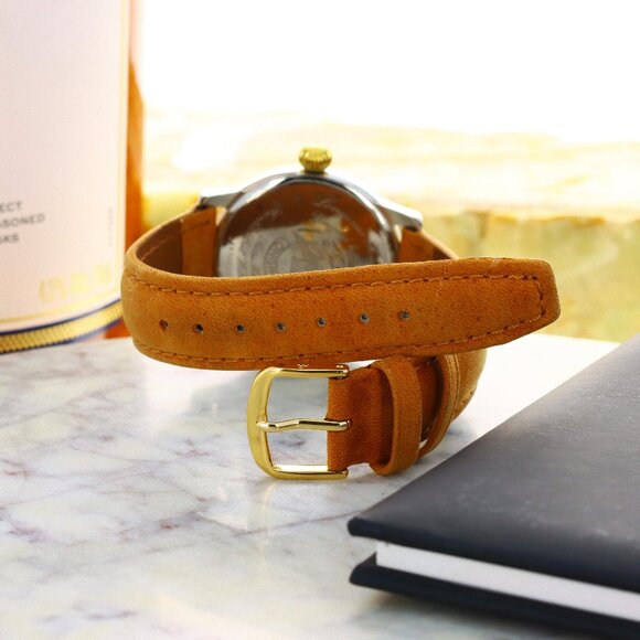 Longines Hour Angle by Charles A. Lindbergh, Champagne/Silver Dial - Yellow Gold - Picture 8 of 11